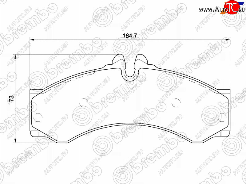 5 599 р. Колодки тормозные перед FL-FR SAT  Mercedes-Benz Sprinter ( W901,  W906) (1995-2018) рестайлинг  с доставкой в г. Набережные‑Челны