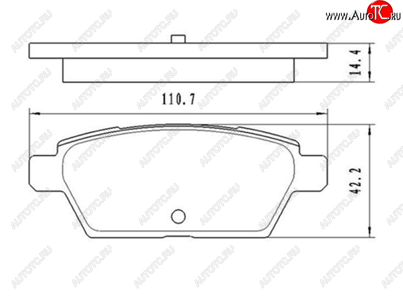 859 р. Колодки тормозные задние RH-LH SAT  Mazda 6 ( GG,  GG, GY) (2002-2008) лифтбэк дорестайлинг, седан дорестайлинг, универсал дорестайлинг, лифтбэк рестайлинг, седан рестайлинг, универсал рестайлинг  с доставкой в г. Набережные‑Челны