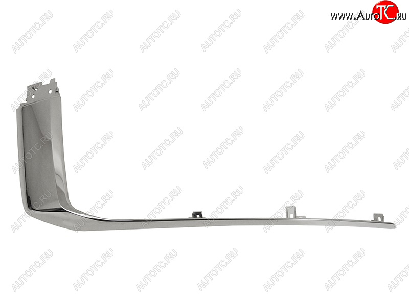 4 749 р. Правый молдинг переднего бампера (верхний) SAT Mitsubishi L200 5 KK,KL рестайлинг (2018-2022) (хром)  с доставкой в г. Набережные‑Челны