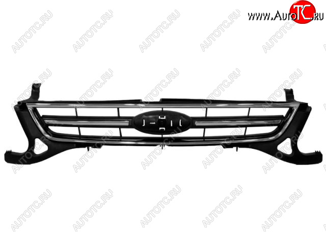 0 р. Решетка радиатора (пр-во Китай) CHINA Ford Mondeo Mk4,BD рестайлинг, седан (2010-2014) (хром)  с доставкой в г. Набережные‑Челны