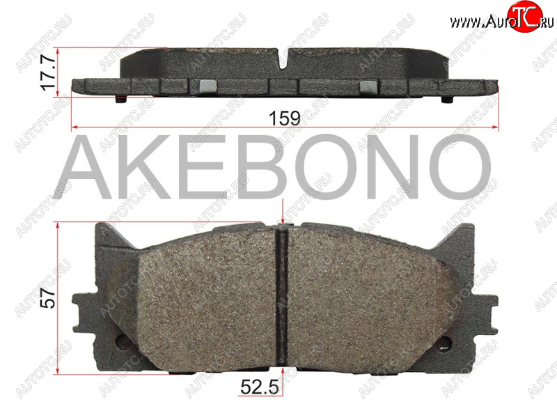 3 099 р. Колодки тормозные передние FL-FR SAT  Toyota Camry ( XV40,  XV50) (2006-2014) дорестайлинг, рестайлинг, дорестайлинг  с доставкой в г. Набережные‑Челны