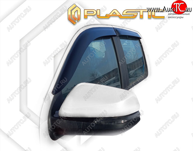 2 099 р. Ветровики дверей CA-Plastic  JAC T8 PRO (2020-2024) (Classic полупрозрачный)  с доставкой в г. Набережные‑Челны