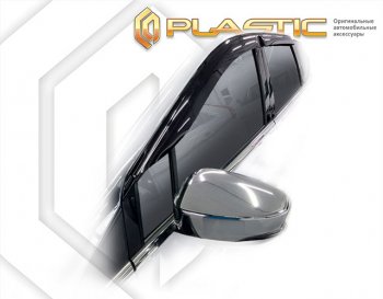 2 079 р. Дефлектора окон (р. Юго-Восточной Азии) CA-Plastic  Mitsubishi Xpander Cross  NC1W (2022-2024) минивэн рестайлинг (серия Classic полупрозрачный)  с доставкой в г. Набережные‑Челны. Увеличить фотографию 2