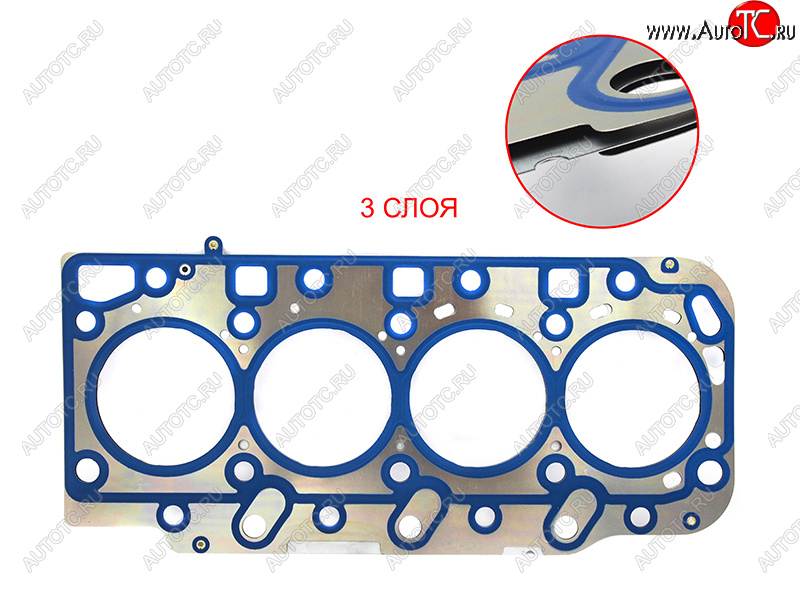 3 499 р. Прокладка ГБЦ V-2.5 D4CB (T-1.0) металл DYG Hyundai Starex/Grand Starex/H1 TQ дорестайлинг (2007-2013)  с доставкой в г. Набережные‑Челны