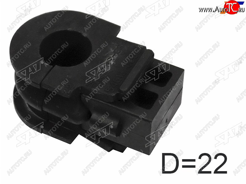 499 р. Втулка стабилизатора переднего D=22 FL-FR SAT Nissan Qashqai 1 дорестайлинг (2007-2010)  с доставкой в г. Набережные‑Челны