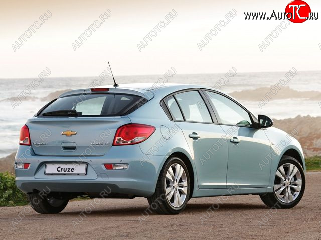 5 399 р. Задние ремонтные арки (комплект) AUTOFERRUM Chevrolet Cruze J305 хэтчбек дорестайлинг (2009-2012) (Холоднокатаная сталь 0,8 мм)  с доставкой в г. Набережные‑Челны