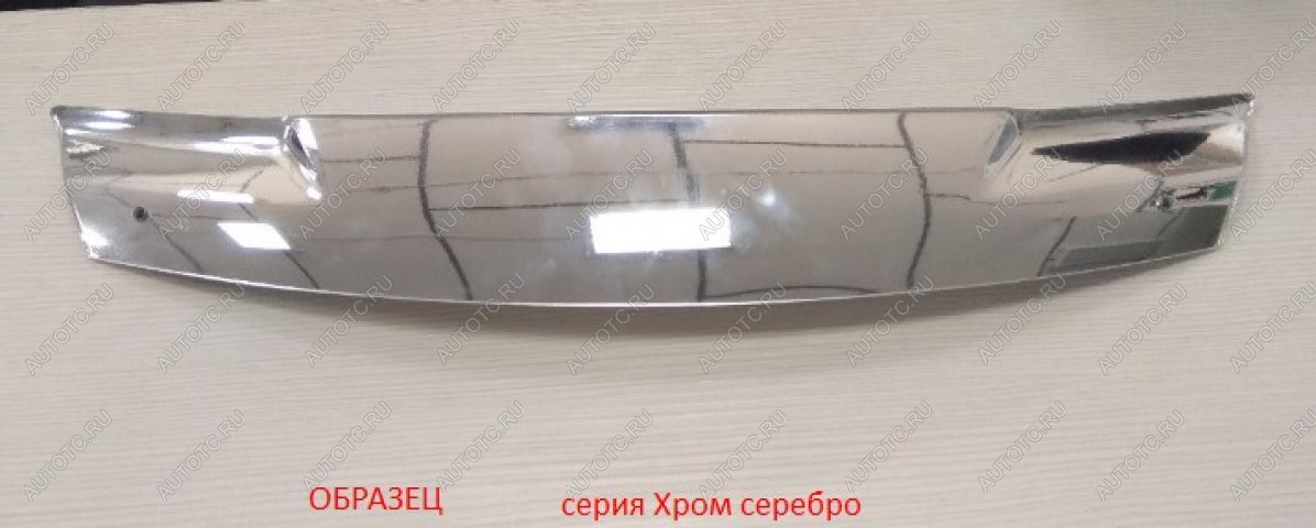 3 369 р. Дефлектор капота CA-Plastic  Toyota Roomy  M900A,M910A (2016-2020) (Серия Хром серебро)  с доставкой в г. Набережные‑Челны