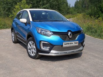 Рамка гос. номера ТСС Тюнинг Renault Kaptur дорестайлинг (2016-2020)  (нержавейка)