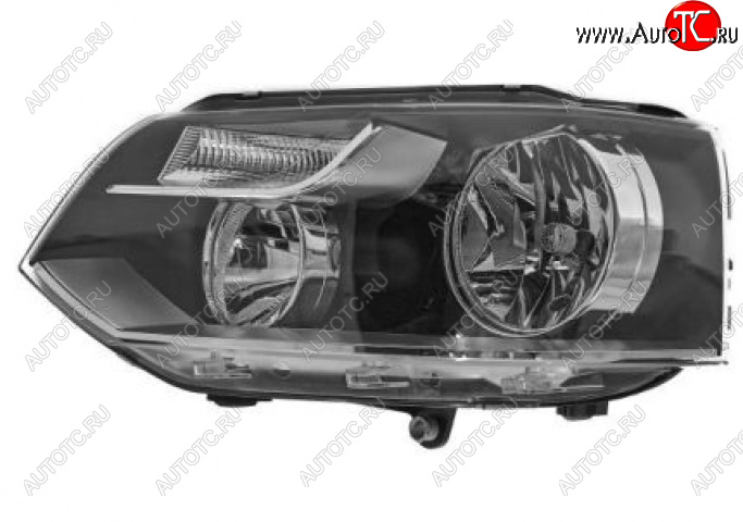 14 399 р. Левая фара (c электрокорректором) DEPO  Volkswagen Transporter  T5 (2009-2015) рестайлинг  с доставкой в г. Набережные‑Челны