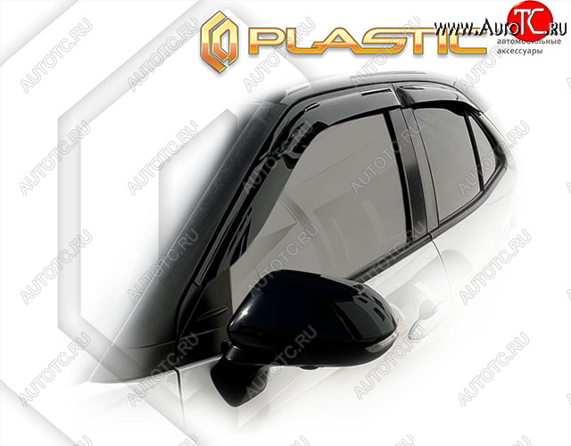 1 999 р. Дефлектор окон CA-Plastic  Toyota Yaris Cross  XP210 (2020-2023) дорестайлинг (Classic полупрозрачный)  с доставкой в г. Набережные‑Челны