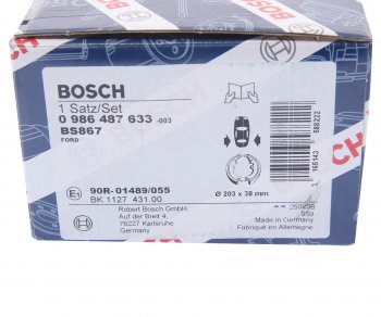 2 399 р. Колодки тормозные задние барабанные (4шт.) BOSCH Ford Focus 1 хэтчбэк 3 дв. дорестайлинг (1998-2002)  с доставкой в г. Набережные‑Челны. Увеличить фотографию 4