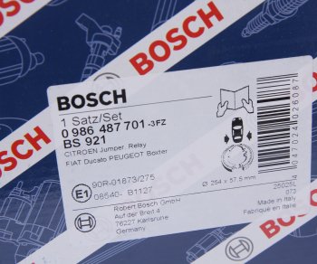 3 899 р. Колодки тормозные задние барабанные 4шт. BOSCH Fiat Ducato 250 (2006-2014)  с доставкой в г. Набережные‑Челны. Увеличить фотографию 4