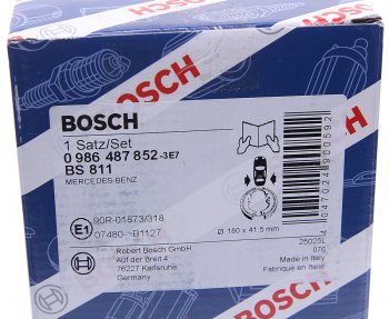 2 099 р. Колодки тормозные задние барабанные (4шт.) BOSCH Mercedes-Benz A class W168 хэтчбэк 5 дв. (1997-2004)  с доставкой в г. Набережные‑Челны. Увеличить фотографию 3