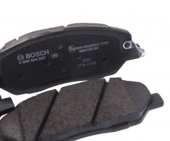 3 099 р. Колодки тормозные передние (4шт.) BOSCH  Hyundai Santa Fe  CM (2006-2012), KIA Sorento  XM (2009-2015)  с доставкой в г. Набережные‑Челны. Увеличить фотографию 2