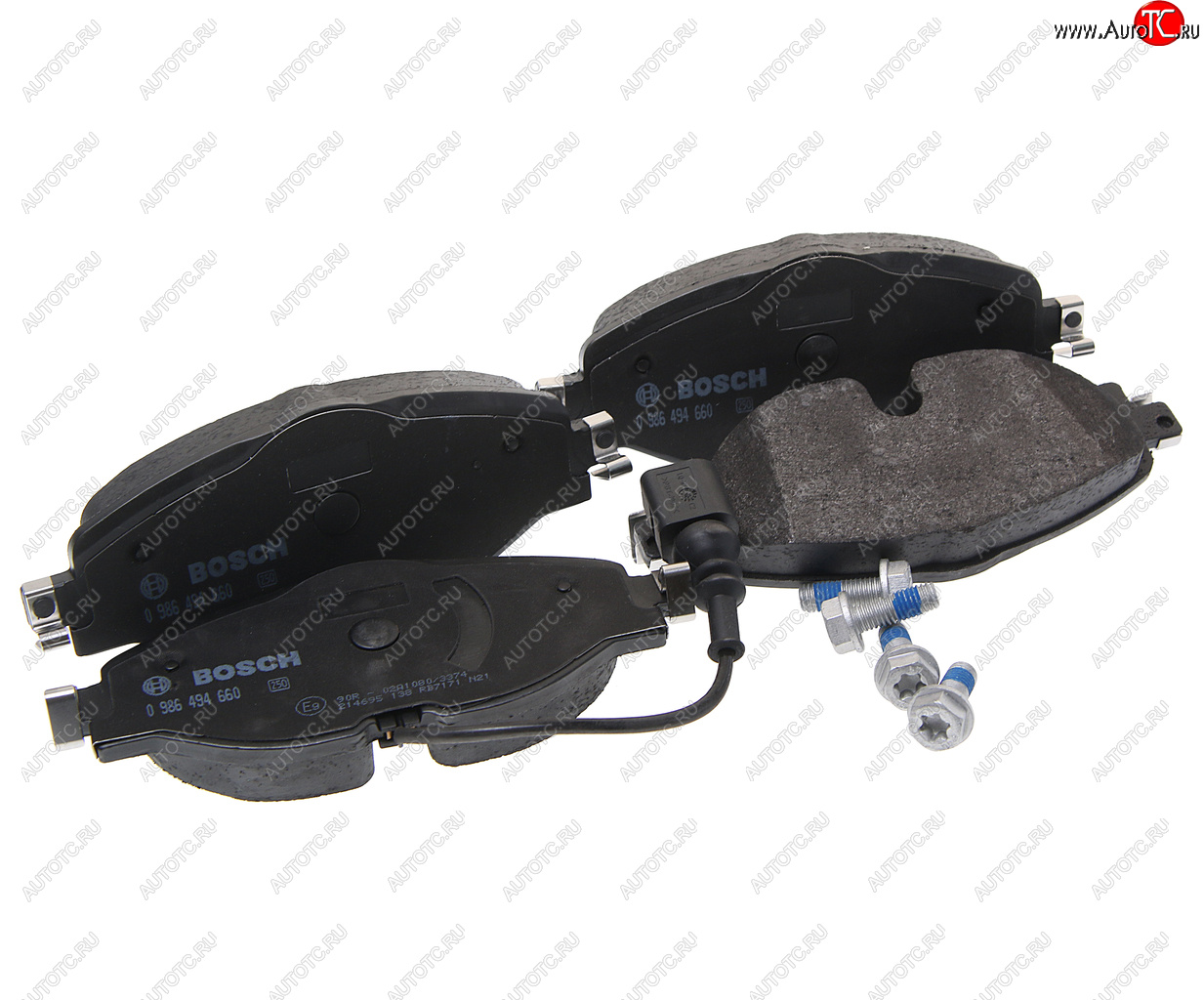 3 399 р. Колодки тормозные передние (4шт.) BOSCH Audi A3 8VS седан дорестайлинг (2012-2016)  с доставкой в г. Набережные‑Челны