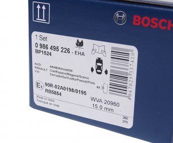 1 279 р. Колодки тормозные задние (4шт.) BOSCH Audi A4 B5 8D5 универсал 1-ый рестайлинг (1996-1998)  с доставкой в г. Набережные‑Челны. Увеличить фотографию 3