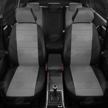 7 999 р. Авточехлы KIA Sportage (10-16) HYUNDAI IX35(10-16),Tucson(10-15) экокожа черно-серые компл.AVTOLIDER AVTOLIDER ka15-0906-ec02  с доставкой в г. Набережные‑Челны. Увеличить фотографию 3