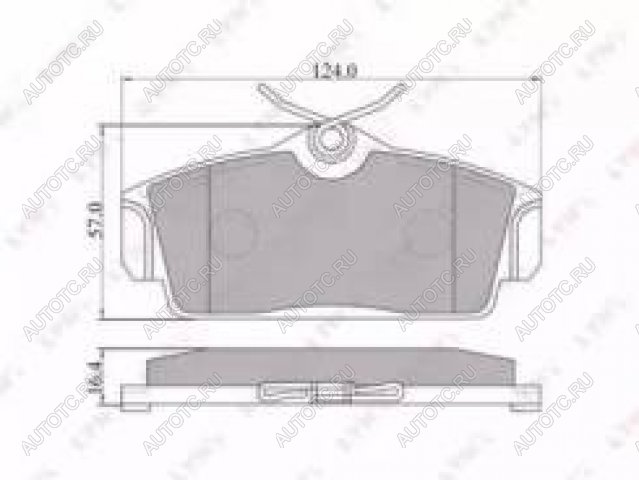 1 559 р. Колодки тормозные передние с АБС (4шт.) MANDO Nissan Almera N16 седан дорестайлинг (2000-2003)  с доставкой в г. Набережные‑Челны