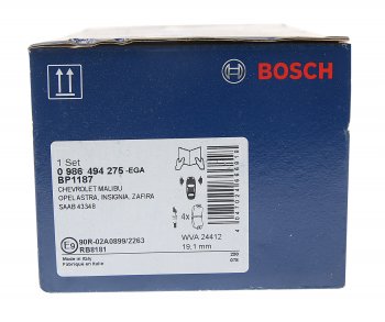 3 599 р. Колодки тормозные передние R17 (4шт.) BOSCH Opel Insignia A дорестайлинг седан (2008-2013)  с доставкой в г. Набережные‑Челны. Увеличить фотографию 3