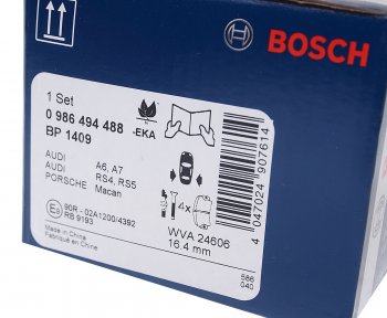 2 369 р. Колодки тормозные задние (4шт.) BOSCH Audi A6 C7 дорестайлинг, универсал (2010-2014)  с доставкой в г. Набережные‑Челны. Увеличить фотографию 3