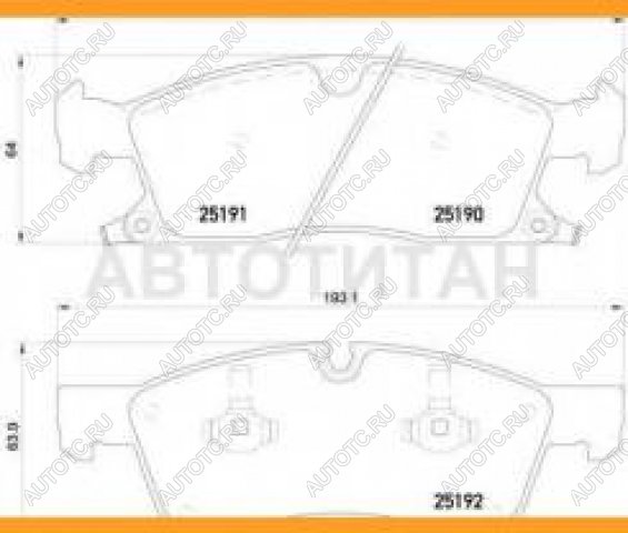 6 899 р. Колодки тормозные передние (4шт.) BREMBO Jeep Grand Cherokee WK2 дорестайлинг (2010-2013)  с доставкой в г. Набережные‑Челны