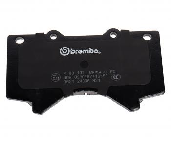 5 999 р. Колодки тормозные передние (4шт.) BREMBO Toyota Land Cruiser 200 1-ый рестайлинг (2012-2015)  с доставкой в г. Набережные‑Челны. Увеличить фотографию 3