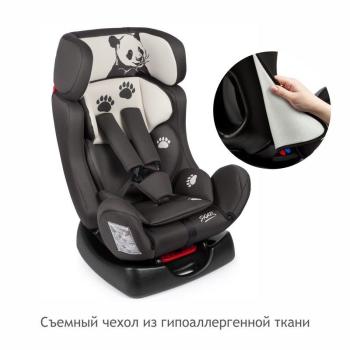 8 449 р. Автокресло детское 0-25кг (0+/I-II, 0-7лет) Диона SIGER Honda Accord 7 CL седан дорестайлинг (2002-2005) (серо-бежевое панда)  с доставкой в г. Набережные‑Челны. Увеличить фотографию 6