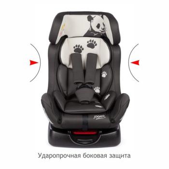 8 449 р. Автокресло детское 0-25кг (0+/I-II, 0-7лет) Диона SIGER CITROEN Nemo (2007-2018) (серо-бежевое панда)  с доставкой в г. Набережные‑Челны. Увеличить фотографию 1