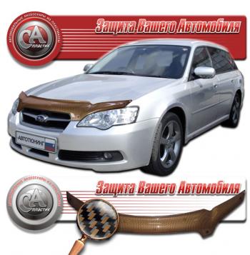 Дефлектор капота CA-Plastiс Subaru (Субару) Legacy (Легаси) ( BL/B13,  BL,B13) (2003-2009) BL/B13, BL,B13 дорестайлинг седан, рестайлинг седан