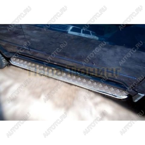 35 549 р. Пороги труба с листом SLITKOFF  Hyundai Tucson  TL (2015-2018) дорестайлинг (Лист нержавейка, профиль нержавейка)  с доставкой в г. Набережные‑Челны