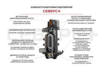 6 999 р. Подогреватель предпусковой электрический (3.0кВт с монтажным комплектом ЛИДЕР) СЕВЕРС+ Toyota 4Runner N210 рестайлинг (2005-2009)  с доставкой в г. Набережные‑Челны. Увеличить фотографию 7