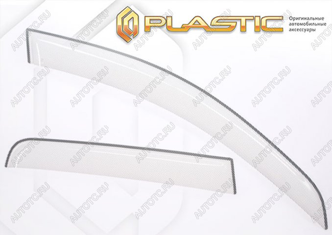 2 369 р. Дефлектора окон CA-Plastic  Kaiyi X3 Pro (2023-2025) (серия Шелкография белая, без хром. молдинга )  с доставкой в г. Набережные‑Челны