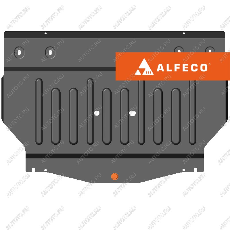 11 249 р. Защита картера и КПП (V-all) ALFECO  Changan CS55 (2017-2018) дорестайлинг (алюминий)  с доставкой в г. Набережные‑Челны