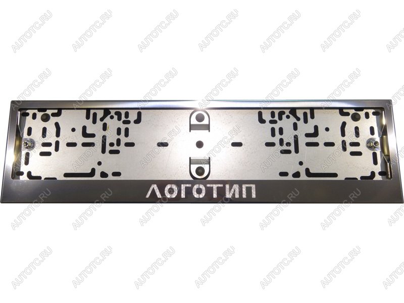 5 499 р. Рамка номерного знака (комплект) ТСС Тюнинг Audi A4 B8 дорестайлинг, универсал (2007-2011) (нанесенная надпись Audi )  с доставкой в г. Набережные‑Челны