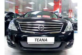 3 179 р. Защита радиатора Стрелка11 Стандарт  Nissan Teana  2 J32 (2008-2014) дорестайлинг, рестайлинг (хром)  с доставкой в г. Набережные‑Челны. Увеличить фотографию 1