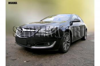 2 899 р. Защита радиатора Стрелка11 Стандарт  Opel Insignia  A (2013-2017) рестайлинг седан, рестайлинг, хэтчбэк, универсал рестайлинг (черная)  с доставкой в г. Набережные‑Челны. Увеличить фотографию 2