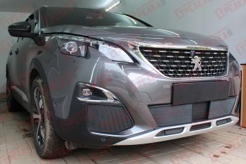 3 179 р. Защита радиатора (боковые) Стрелка11 Стандарт Peugeot 3008 2 (2016-2024) (черные)  с доставкой в г. Набережные‑Челны. Увеличить фотографию 2