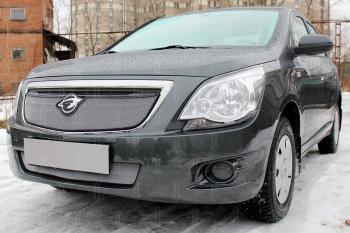 3 099 р. Защита радиатора (низ) Стрелка11 Стандарт  Chevrolet Cobalt (2011-2016), Ravon R4 (2016-2020) (хром)  с доставкой в г. Набережные‑Челны. Увеличить фотографию 2