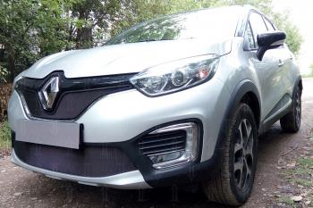 3 299 р. Защита радиатора (низ) Стрелка11 Стандарт Renault Kaptur дорестайлинг (2016-2020) (черная)  с доставкой в г. Набережные‑Челны. Увеличить фотографию 3