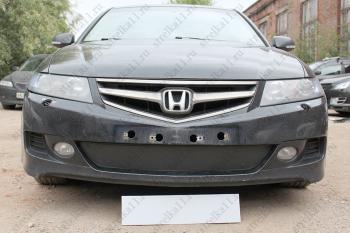 Зимняя заглушка решетки радиатора Стрелка11 Honda (Хонда) Accord (Аккорд)  7 CM (2006-2008) 7 CM универсал рестайлинг ()