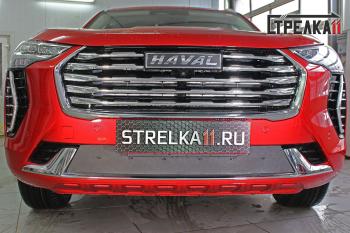 Зимняя защита на стяжке (низ) Стрелка11 Haval Jolion дорестайлинг (2020-2024) ()