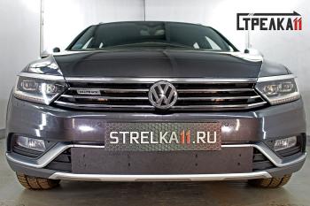 Зимняя защита на стяжке (низ) Стрелка11 Volkswagen (Волксваген) Passat (Пассат)  B8 (2015-2019) B8 седан дорестайлинг, универсал дорестайлинг ()