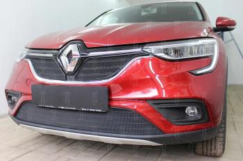 7 299 р.  Защита радиатора (верх, 2 части) Стрелка11 PREMIUM  Renault Arkana (2019-2024) (черная)  с доставкой в г. Набережные‑Челны. Увеличить фотографию 3