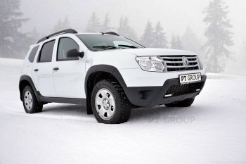 5 999 р. Комплект накладок на колёсные арки Petroil Tuning Renault Duster HS рестайлинг (2015-2021) (Текстурная поверхность)  с доставкой в г. Набережные‑Челны. Увеличить фотографию 3