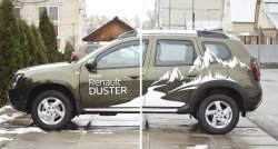 8 749 р. Накладки на колёсные арки RA  Renault Duster  HS (2015-2021) рестайлинг (Неокрашенные)  с доставкой в г. Набережные‑Челны. Увеличить фотографию 2