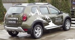 8 749 р. Накладки на колёсные арки RA  Renault Duster  HS (2015-2021) рестайлинг (Неокрашенные)  с доставкой в г. Набережные‑Челны. Увеличить фотографию 5