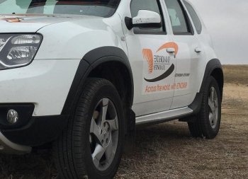 7 649 р. Накладки на колесные арки Артформ Renault Duster HS рестайлинг (2015-2021)  с доставкой в г. Набережные‑Челны. Увеличить фотографию 3