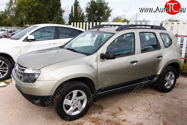 4 649 р. Молдинги дверей Артформ  Renault Duster  HS (2010-2021) дорестайлинг, рестайлинг  с доставкой в г. Набережные‑Челны