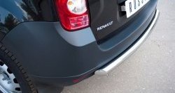 14 999 р. Одинарная защита заднего бампера из трубы диаметром 63 мм (4x2) SLITKOFF  Renault Duster  HS (2010-2015) дорестайлинг  с доставкой в г. Набережные‑Челны. Увеличить фотографию 3