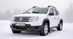 5 999 р. Комплект накладок на колёсные арки Petroil Tuning Renault Duster HS дорестайлинг (2010-2015) (Текстурная поверхность)  с доставкой в г. Набережные‑Челны. Увеличить фотографию 2